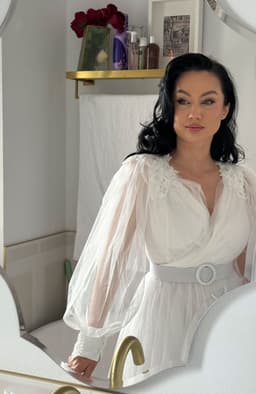 Rochie de mireasa lunga din tulle 3