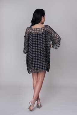 Rochie de ocazie midi neagra 5