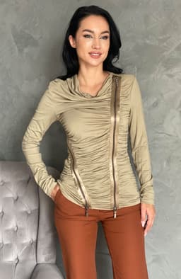Bluza dama cu fermoare 2
