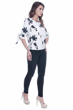 Bluza dama cu flori 4