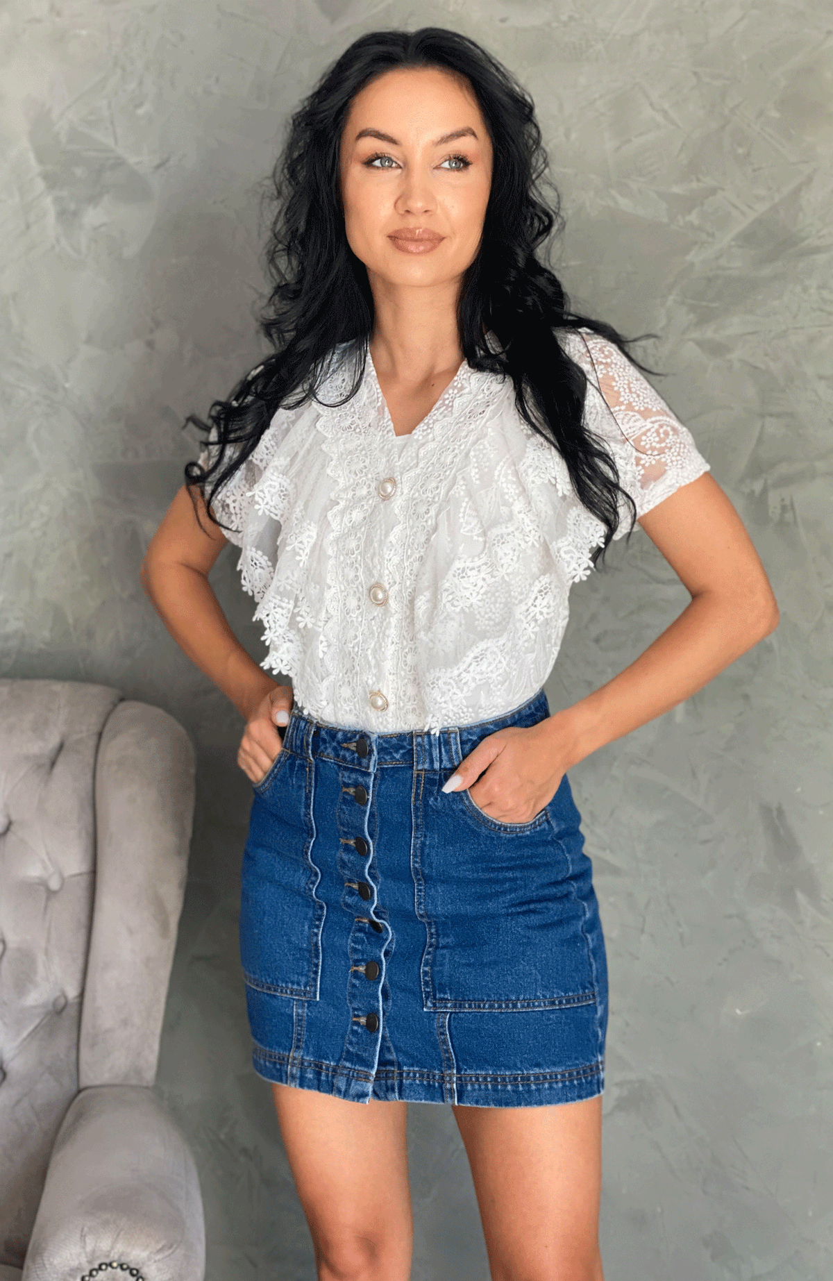 Bluza dama eleganta din dantela