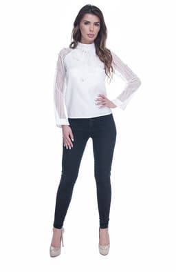 Bluza eleganta alba 5