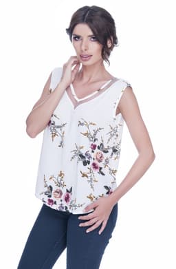 Bluza lejera cu flori 1