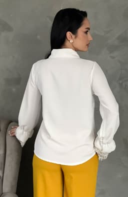 Camasa dama alba cu dantela 3