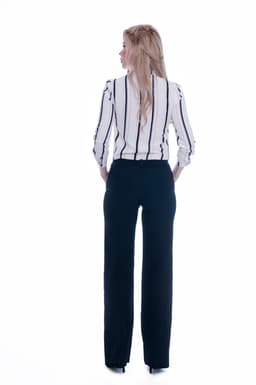 Camasa dama alba cu dungi 5