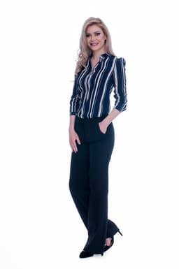 Camasa dama eleganta albastra 3