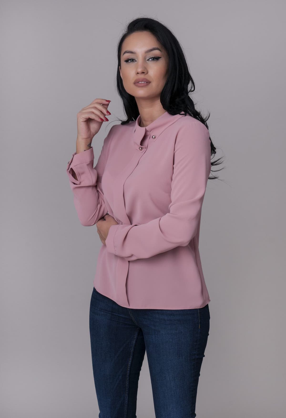 Camasa dama eleganta roz