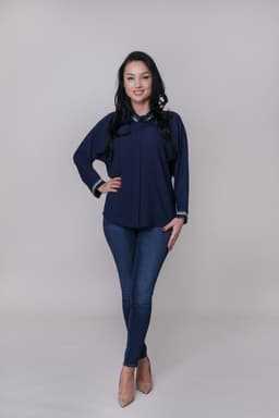 Camasa office dama albastra 3