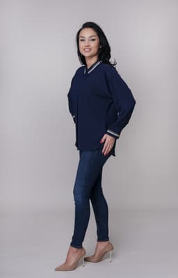 Camasa office dama albastra 4