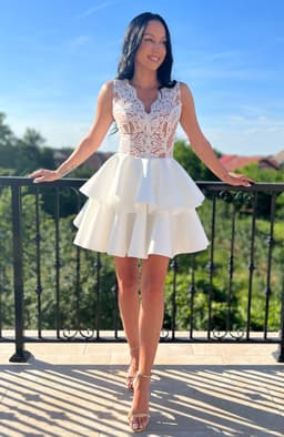 Rochie baby doll cu volane 6