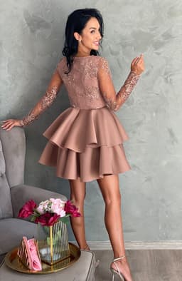 Rochie baby doll eleganta scurta 4