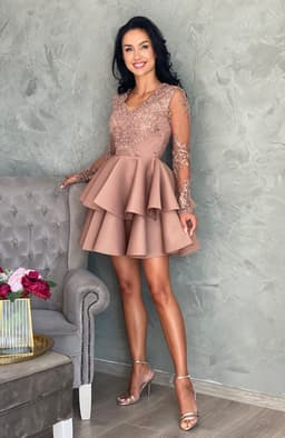 Rochie baby doll eleganta scurta 1