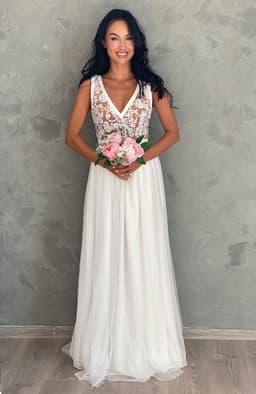 Rochie cununie civila lunga 5