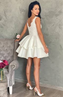 Rochie cununie scurta 3