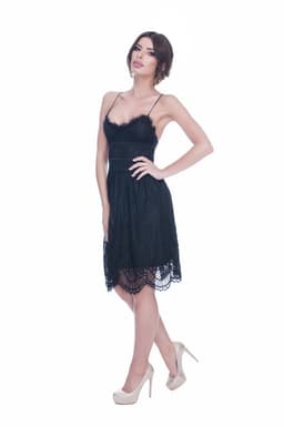 Rochie dantela neagra Mya 4