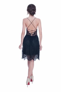 Rochie dantela neagra Mya 5