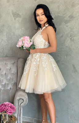 Rochie de cununie cu dantela 4