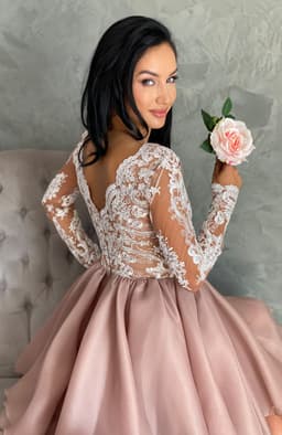 Rochie de cununie cu dantela alba 7