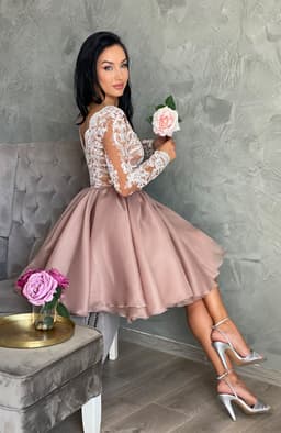 Rochie de cununie cu dantela alba 6