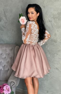 Rochie de cununie cu dantela alba 3