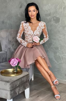 Rochie de cununie cu dantela alba 5