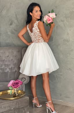 Rochie de cununie midi 6