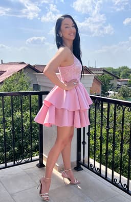 Rochie de ocazie baby doll 3