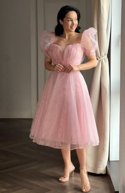 Rochie de ocazie eleganta roz 7