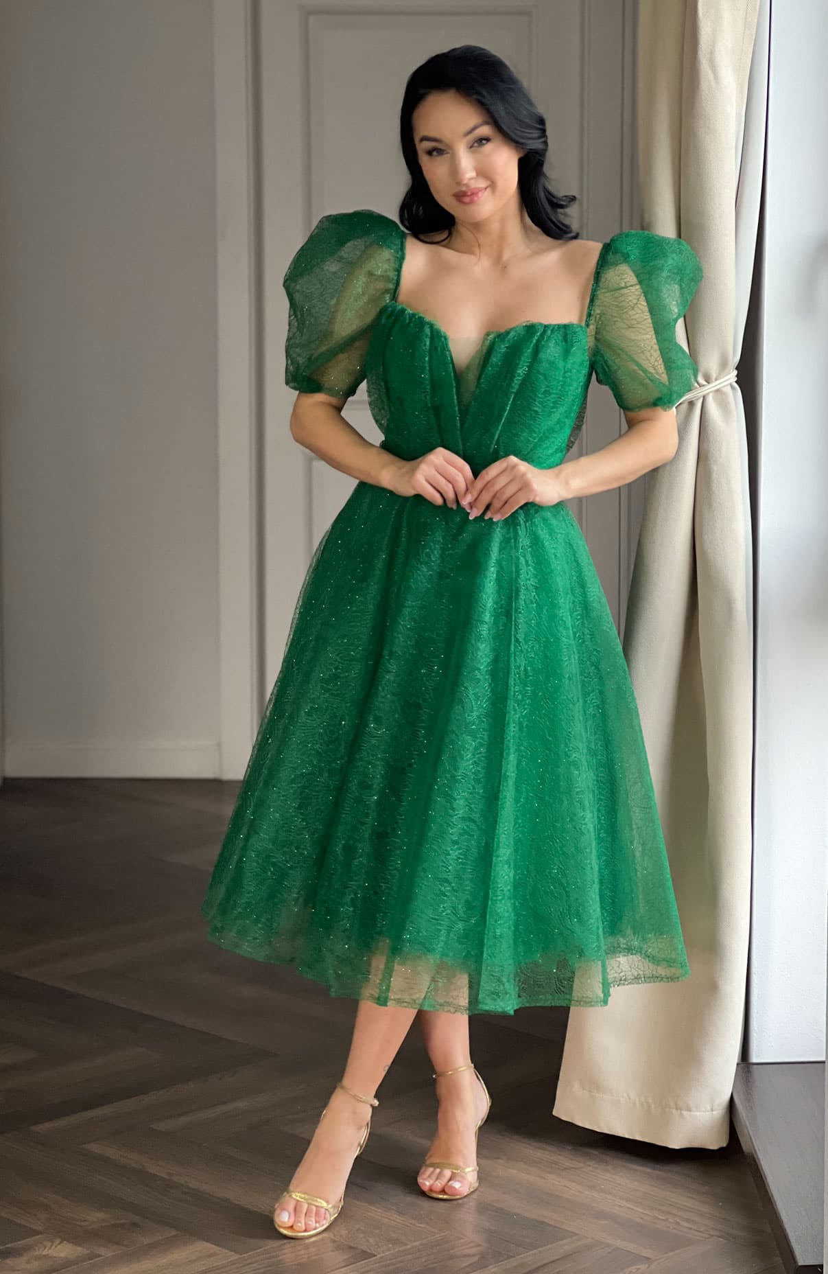 Rochie de ocazie eleganta verde