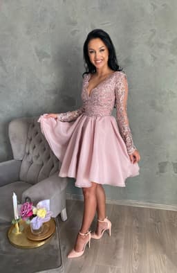 Rochie de ocazie midi baby doll 4