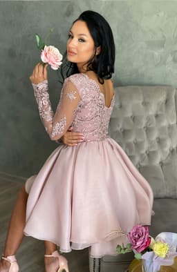 Rochie de ocazie midi baby doll 3