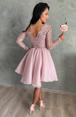 Rochie de ocazie midi baby doll 6