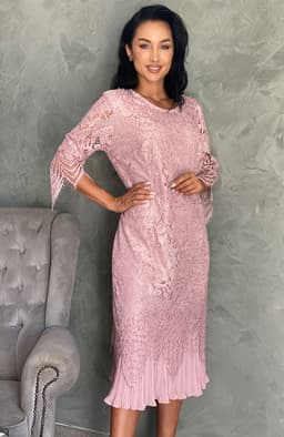 Rochie de ocazie midi cu aplicatii 5