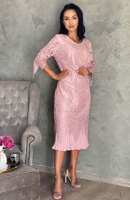 Rochie de ocazie midi cu aplicatii 4