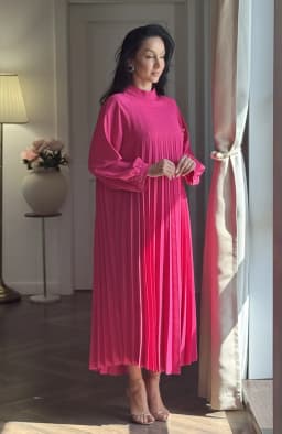 Rochie de ocazie vaporoasa fucsia 4