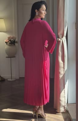 Rochie de ocazie vaporoasa fucsia 6
