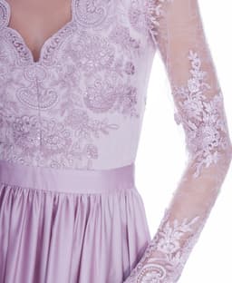 Rochie de seara dantela si voal 7