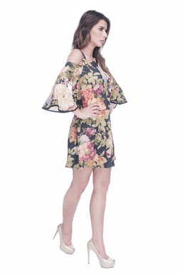 Rochie de zi cu imprimeu floral 5