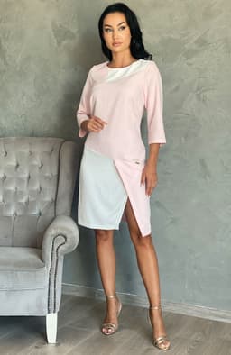 Rochie de zi eleganta asimetrica 3