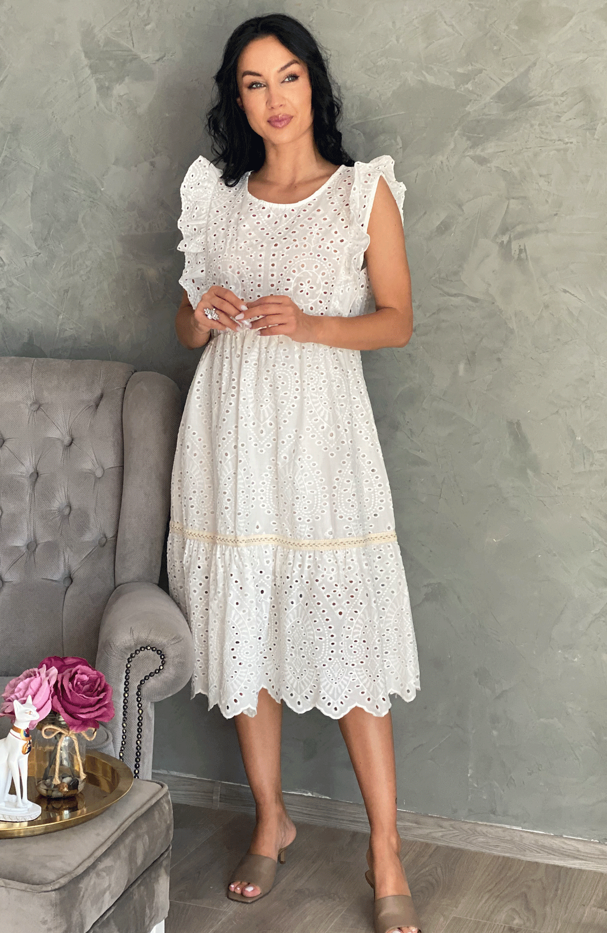 Rochie din bumbac de vara