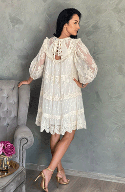 Rochie eleganta cu broderie 5