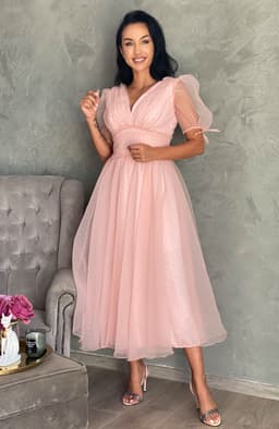 Rochie eleganta de ocazie din tul 3