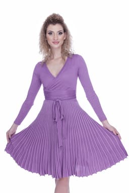 Rochie eleganta de zi tricotata Gya 1