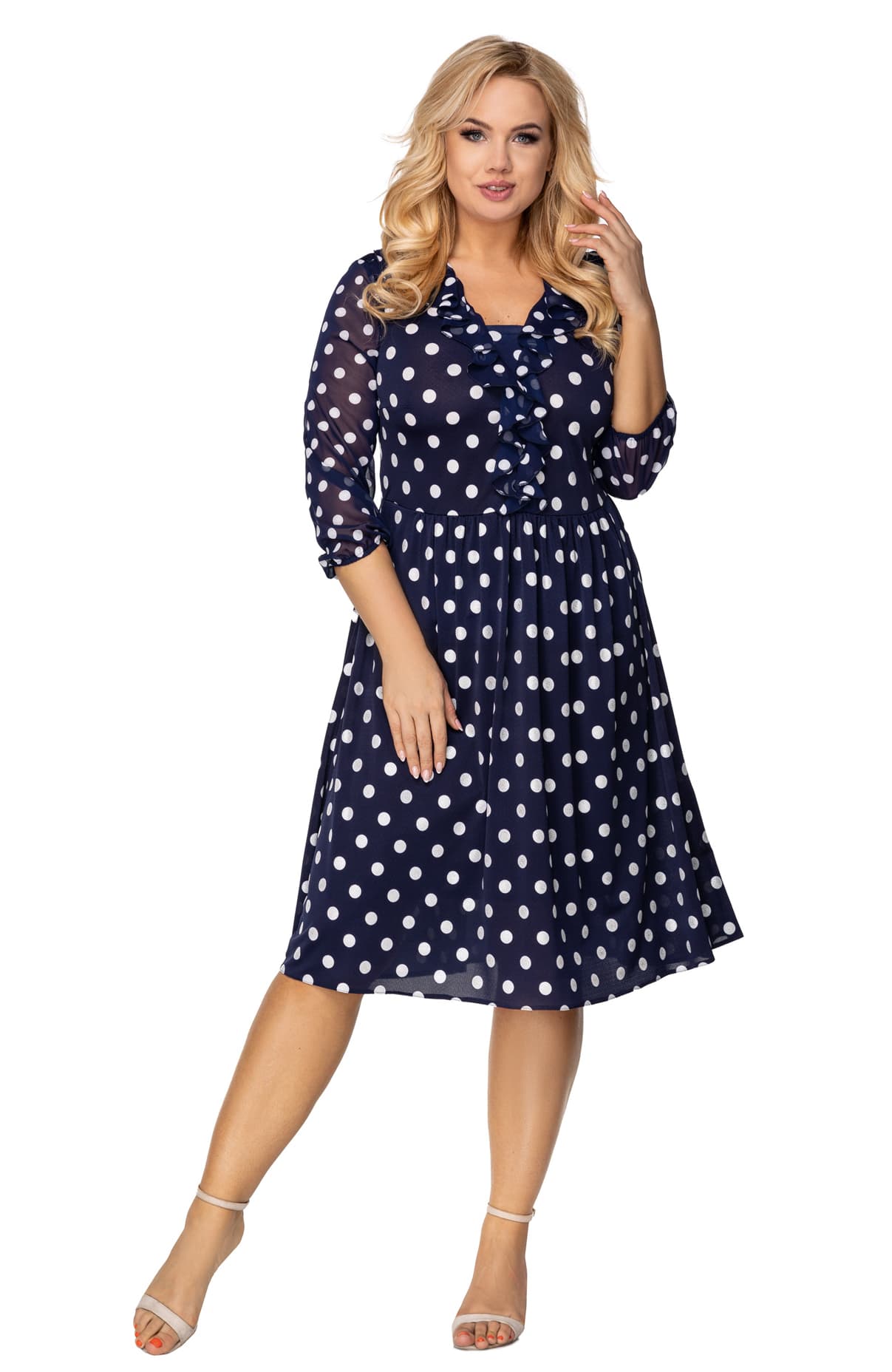 Rochie eleganta de zi vaporoasa