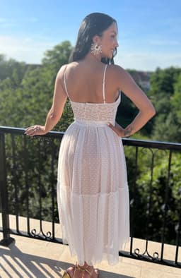 Rochie eleganta din dantela si tull 8