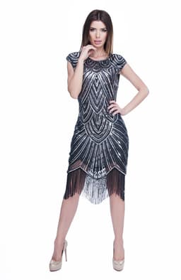 Rochie paiete neagra 2