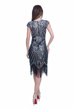 Rochie paiete neagra 4