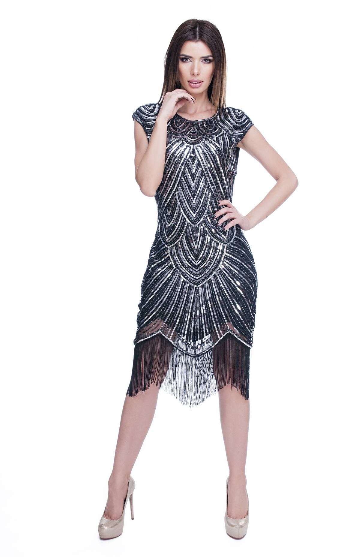 Rochie paiete neagra