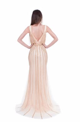 Rochie sirena aurie 4