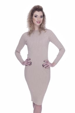 Rochie tricotata eleganta de zi 1